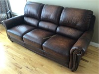 Beautiful Leather 3 Seat Couch