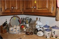Canister Sets, Pottery Pie Pan, Kitchen Utensils,