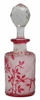 FRENCH BACCARAT (ATTRIB.) CAMEO GLASS SCENT BOTTLE