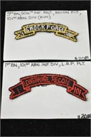 Two Military Patches