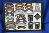 Flat of Military Patches