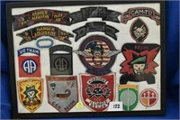 Flat of Military Patches