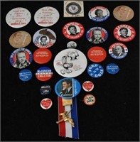 Lot of 24 Political Buttons