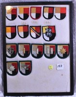 Flat of 16 Military Patches