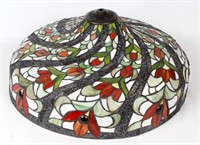 TIFFANY STYLE STAINED GLASS SHADE