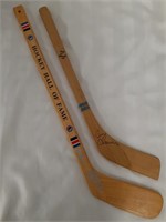 Hockey Hall of Fame & Other Signed Mini Sticks