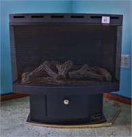 Perfecta Free Standing Gas Log Fireplace