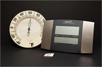 Horseshoe Casino Thermometer & Atomic Clock