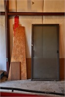 Sliding Door and Wood Pieces