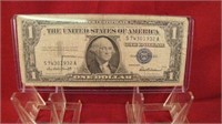 Vintage One Dollar Silver Certificate