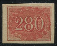 Brazil 1861 #39 280r Red VF MLH