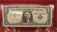 Vintage One Dollar Silver Certificate