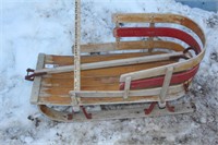 Childs Wooden Sleigh