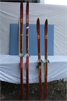 2 - Sets of Wooden X Country Skis