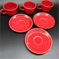 Lot of Red Fiesta Ware