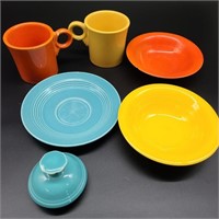 Lot of Chipped Fiesta Ware