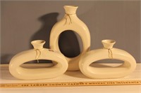 3 - White Vases