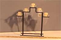 5 Votive Candle Holder &  Iron Stand