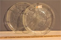 2 - Glass Serving Plates