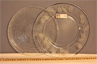 2 - Glass Serving Plates