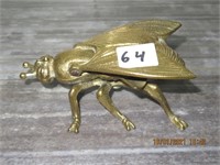 5" Bug Brass Ashtray