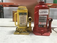 Lot of 2 Bottle Jacks