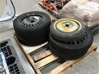 5 Misc Spare Tires