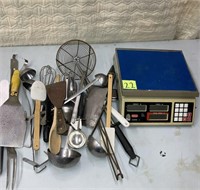 Mixed Lot, Berkel Food Scale, Kitchen Utensils