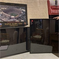 2 Shadow Boxes, Super Bowl XXII Poster