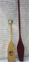 2 decorative boat oars