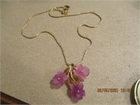 Marked Germany Christain Dior Flower Pendant Neck