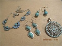 Misc. Jewelry Lot w/Turquoise