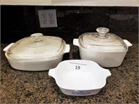 Corelle Baking Casserole Dishes