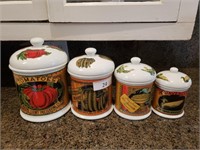 1981 MANN 4-Piece Kitchen Cannister Set