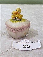 Small Ducklings Ceramic Keepsake Box