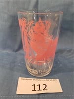 1950s Davy Crockett Childrens Motto Drinking Glass