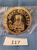 Davy Crockett Heavy Felt Patch 1950's