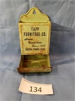 Branded Vintage Wall Mount Matchbox Holder