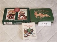 Five Decks Of Christmas Playing Cards - Sealed