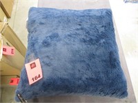 20" Square Blue Throw Pillow