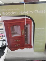 wooden jewelry chest