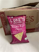 12 Ct Luke's Brown Rice Chips