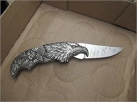 stainless steel eagle knife