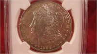1886 NGC Graded MS 63 Morgan Silver Dollar