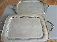 1955 & 1960 Winter Wheat Champion Trays