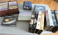 VHS, CD's, Cassettes