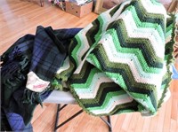 Tartan All Wool Throw, Afghan, Etc