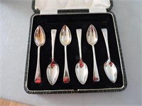 Set Sterling Silver Tea Spoons