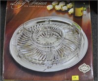 SHANNON CRYSTAL LAZY SUSAN - ORIGINAL BOX