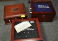 COIN COLLECTION BOXES - EMPTY - 3 TIMES BID